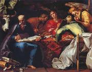Abraham Bloemaert The Four Evangelists oil on canvas